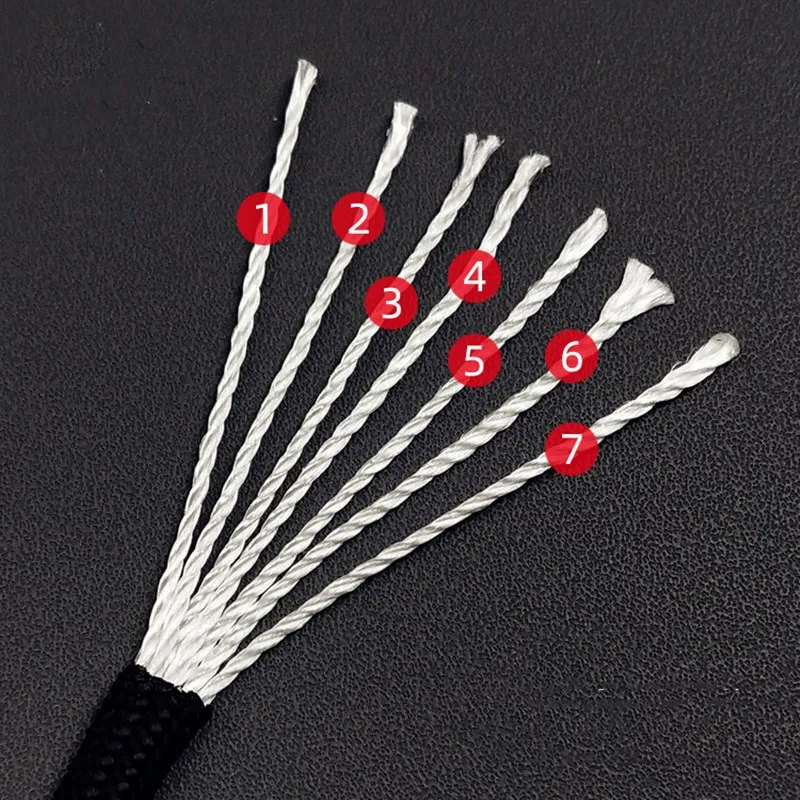 550 Military Paracord 7 Strand 4mm Tactical Parachute Cord Camping Accessories Outdoor Survival DIY Bracelet Rope thumbnail 2