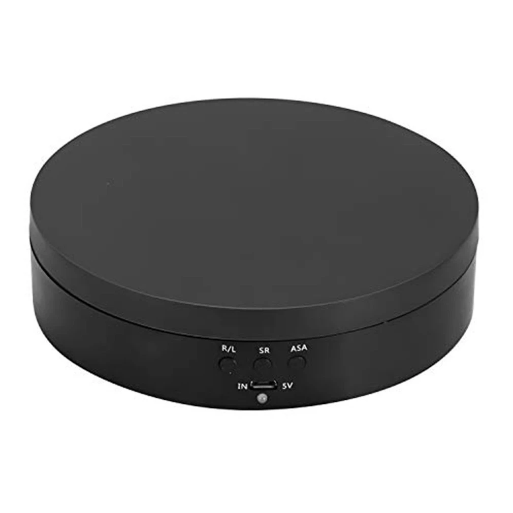 3 Speed Electric Rotating Display Stand 360 Degree Jewelry Turntable Rotating Base Rotary Table For Photography Video Shoot Prop thumbnail 2
