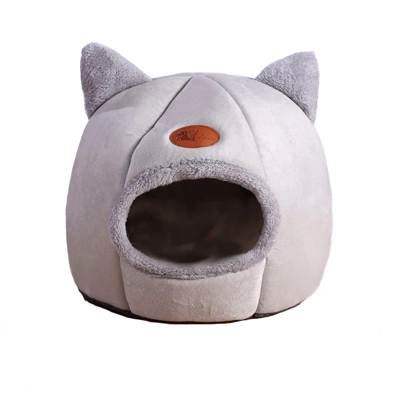 New Deep Sleep Comfort In Winter Cat Bed Iittle Mat Basket Small Dog House Products Pets Tent Cozy Cave Nest Indoor Cama Gato thumbnail 4
