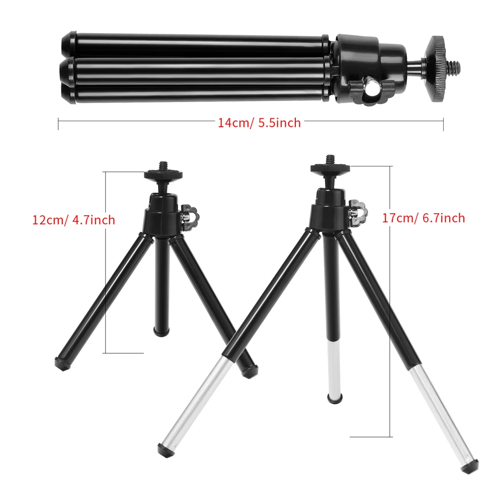 6 Inch Mini LED Selfie Ring Light Desktop Video Lamp With Tripod Stand USB Plug For YouTuber Live Vlog Makeup Studio thumbnail 3