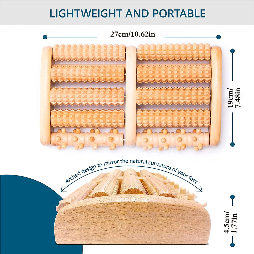 Foot Roller for Plantar Fasciitis Relief, Foot Massager for Neuropathy & Boosts Circulation, Heel Spur & Arch Pain Relaxation thumbnail 5