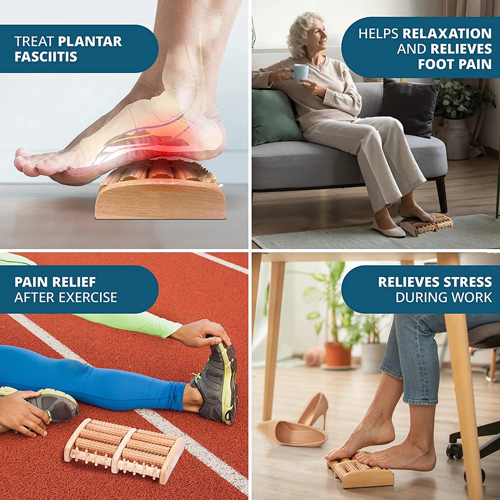 Foot Roller for Plantar Fasciitis Relief, Foot Massager for Neuropathy & Boosts Circulation, Heel Spur & Arch Pain Relaxation thumbnail 6