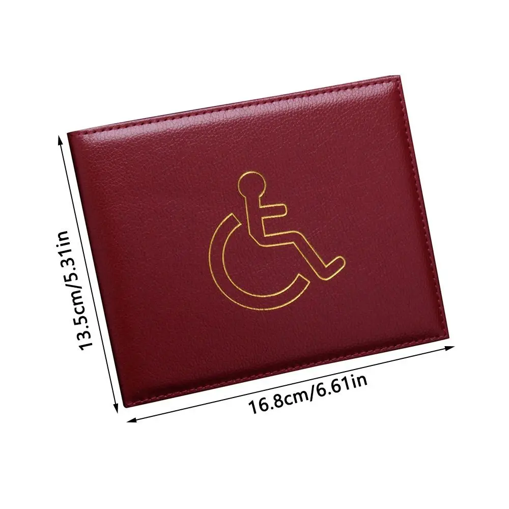 Handicapped Wallet Identity Badge Certificate Protection Cover Disabled Blue Badge Holder Document Safe Parking Permit Display thumbnail 6