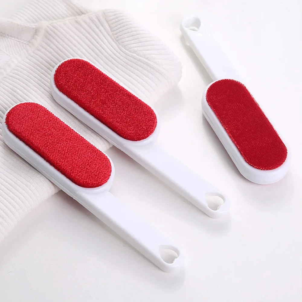 Self-cleaning Lint Sticking Roller 2 Sides Dedusting Brush Pet Hair Remover Brush Removing Dog Cat Hair from Sofa Carpet Clothes thumbnail 4