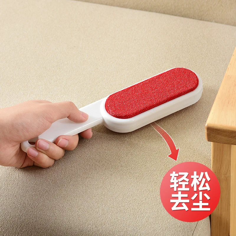 Self-cleaning Lint Sticking Roller 2 Sides Dedusting Brush Pet Hair Remover Brush Removing Dog Cat Hair from Sofa Carpet Clothes thumbnail 5