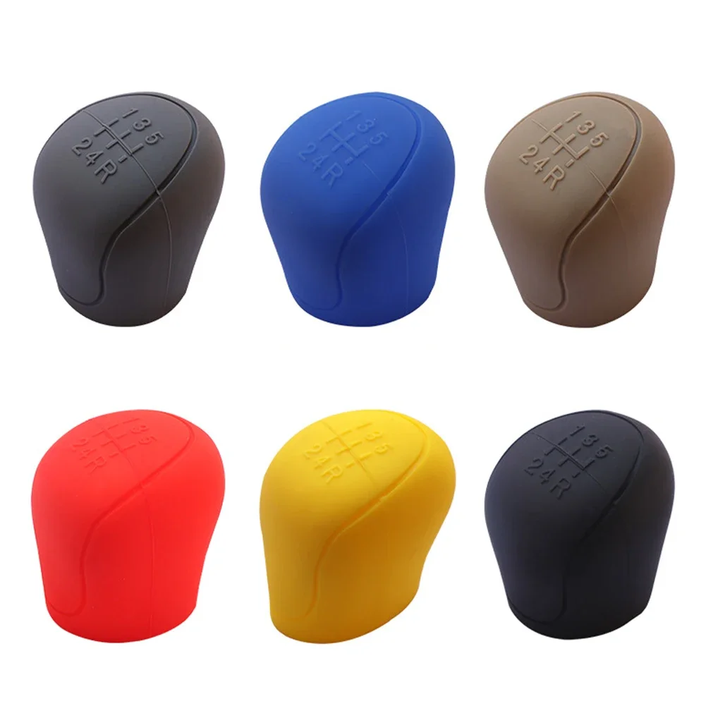 Car Silicone Gear Shift Knob Cover Gear Shift Non-Slip Grip Handle Protective Covers Manual 5 6-speed Car Interior Accessories thumbnail 6