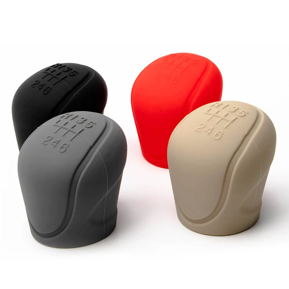 Car Silicone Gear Shift Knob Cover Gear Shift Non-Slip Grip Handle Protective Covers Manual 5 6-speed Car Interior Accessories thumbnail 3