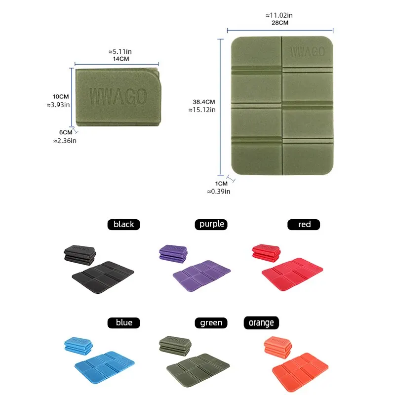 Foam XPE Folding Cushion Beach Camping Portable Moisture Proof Mats Outdoor Portable Waterproof Small Picnic Pad 6 Colors thumbnail 6
