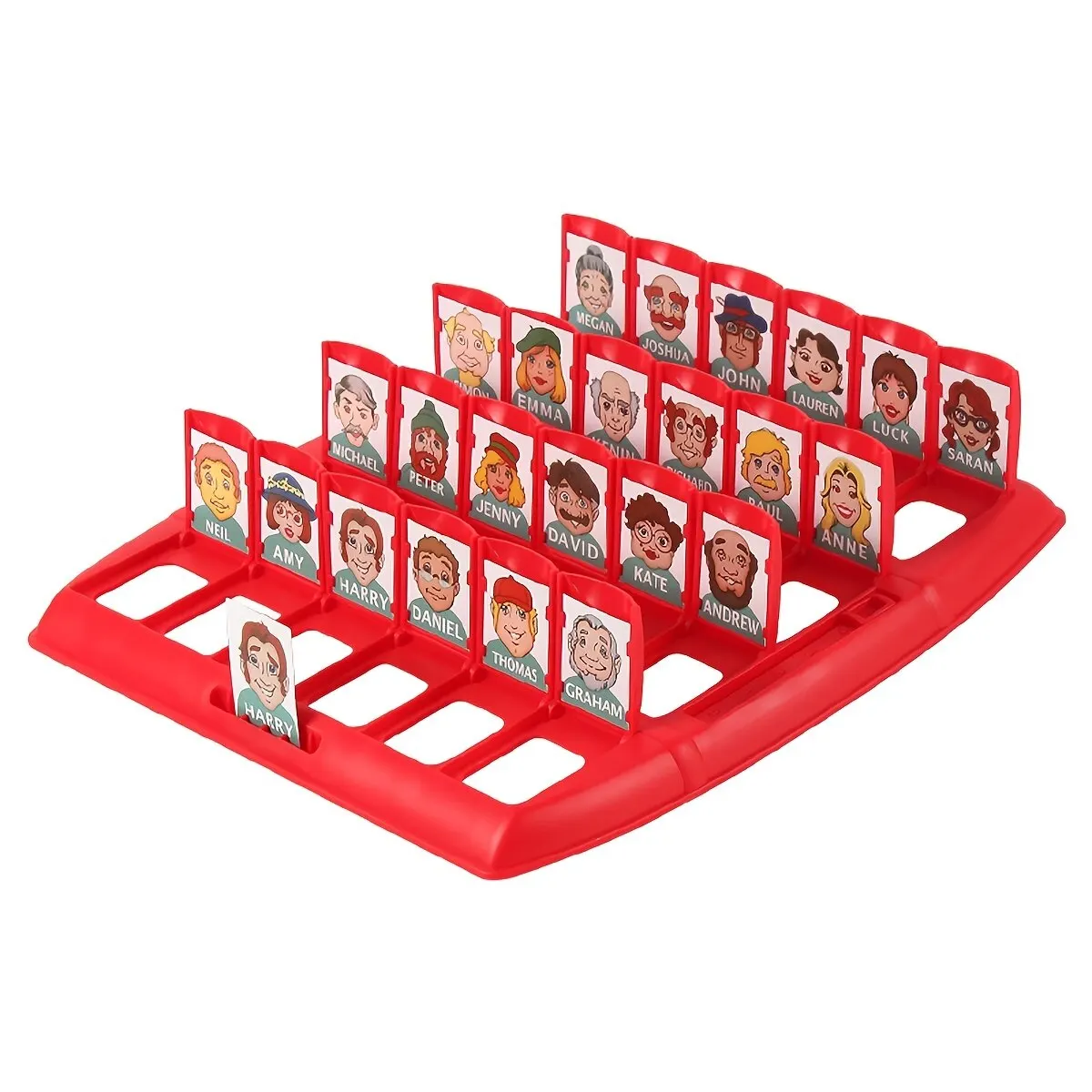 Guess Who I Am Puzzle Game Two Person Interactive Portable Tray Puzzle Board Game Suitable for Children thumbnail 3