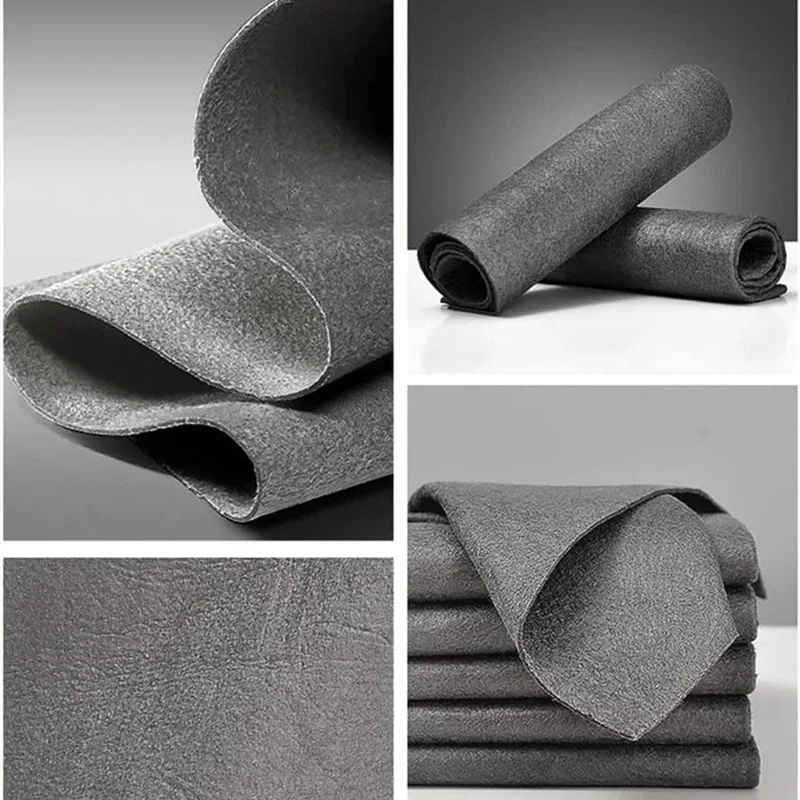 Thicker Magic Cleaning Cloth No Watermark rag Microfiber Window Glass Wiping Kitchen Towel Wash Reusable dried magic bayeta thumbnail 2