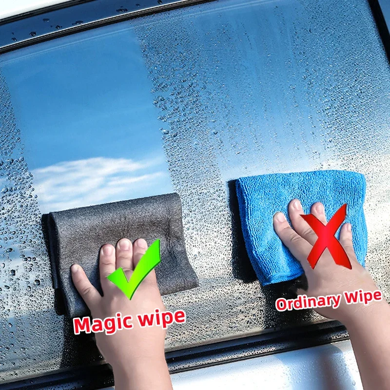 Thicker Magic Cleaning Cloth No Watermark rag Microfiber Window Glass Wiping Kitchen Towel Wash Reusable dried magic bayeta thumbnail 3