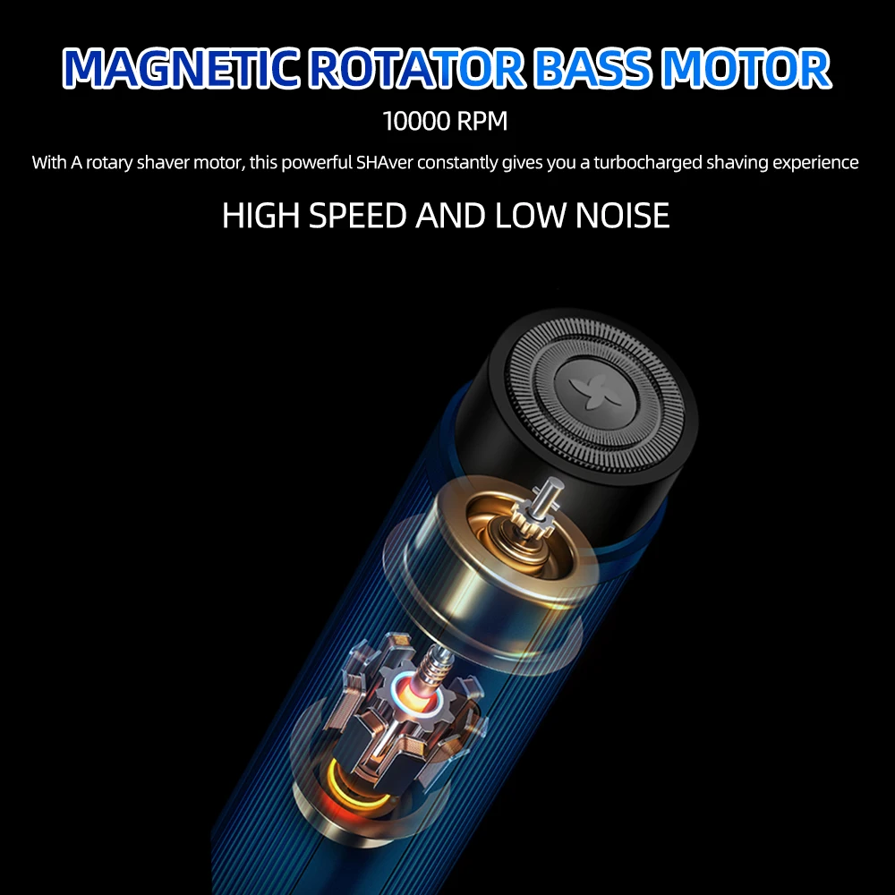 Men's Mini Electric Shaver Rechargeable Razor Epilator Women's Shaving Machine for Men Car Mini Shaver Electric Shaving Tools thumbnail 4