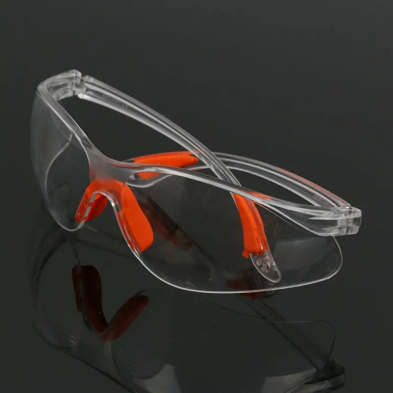 Lab Work Safety Eye Protective Glasses PC Material Anti Impact Wind Dust Proof Goggles Safety Riding Clear Glasses thumbnail 3