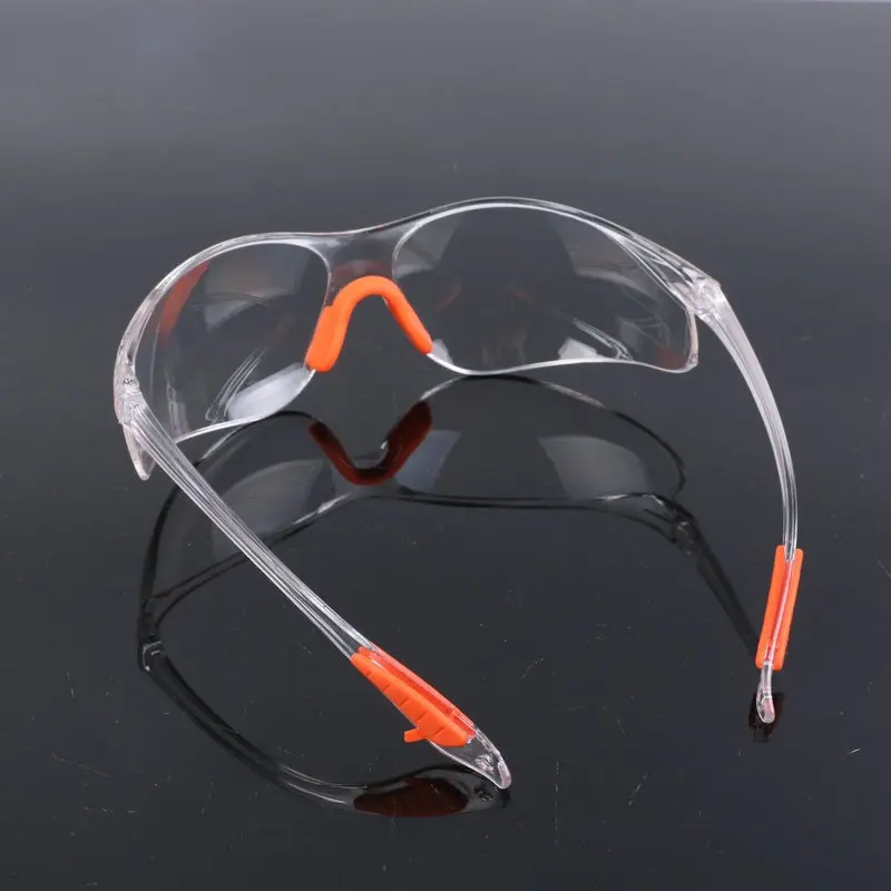 Lab Work Safety Eye Protective Glasses PC Material Anti Impact Wind Dust Proof Goggles Safety Riding Clear Glasses thumbnail 2
