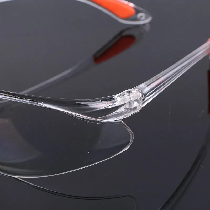 Lab Work Safety Eye Protective Glasses PC Material Anti Impact Wind Dust Proof Goggles Safety Riding Clear Glasses thumbnail 6