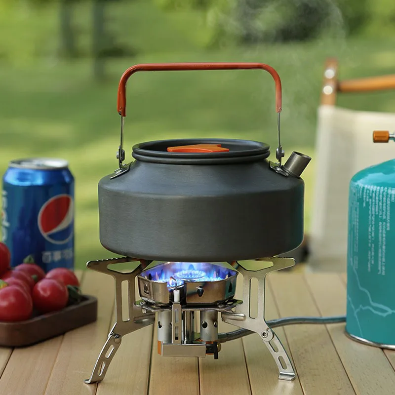Outdoor Camping  Head Stove Tourist Portable Windproof Stove Camping Picnic Survive Burner 5800W  Big Power Foldable Gas Stove thumbnail 6