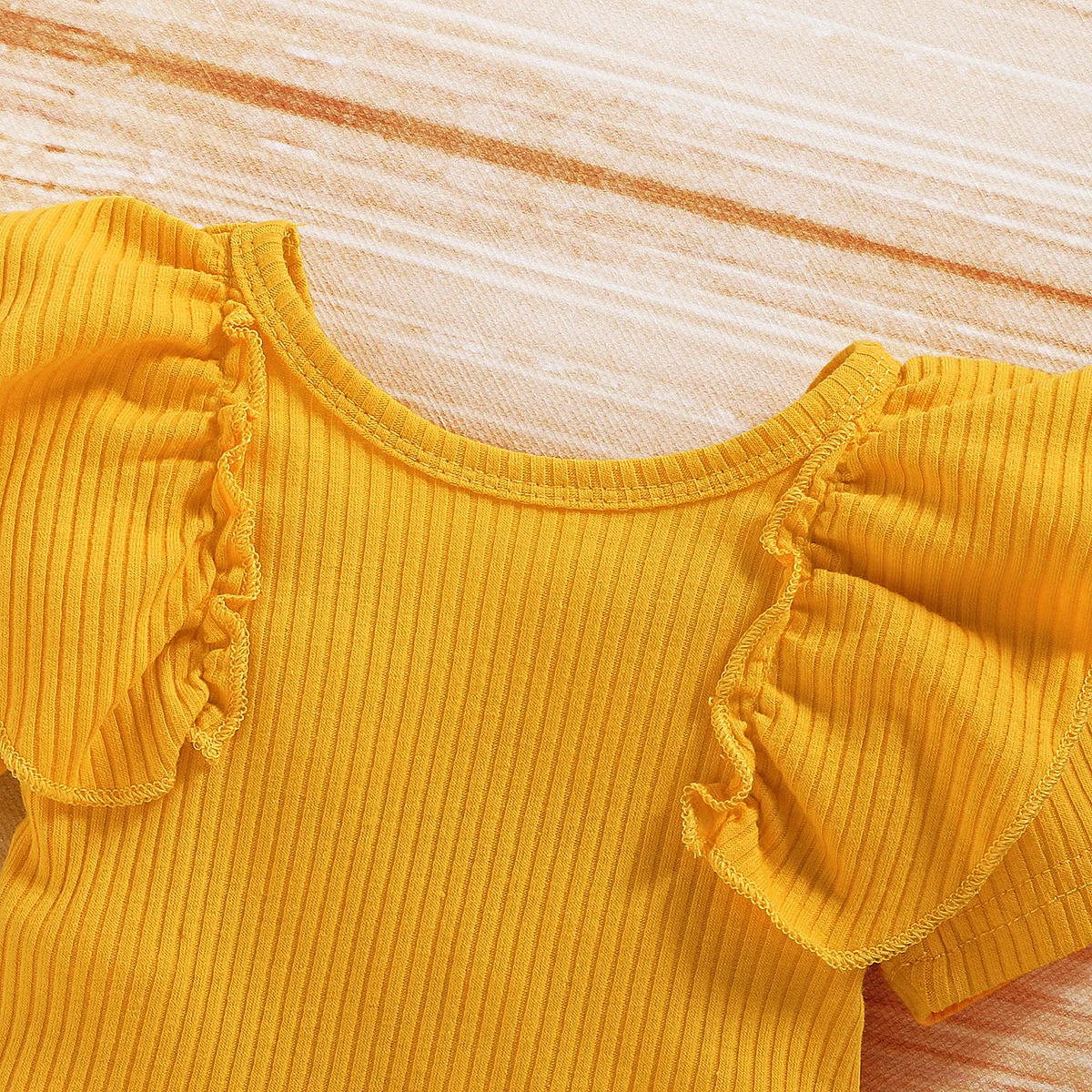 Baby girl's clothes New Year's Eve fashion summer top Luoyi ruffle hand closure collar head shoe photo print flower baby dress thumbnail 3