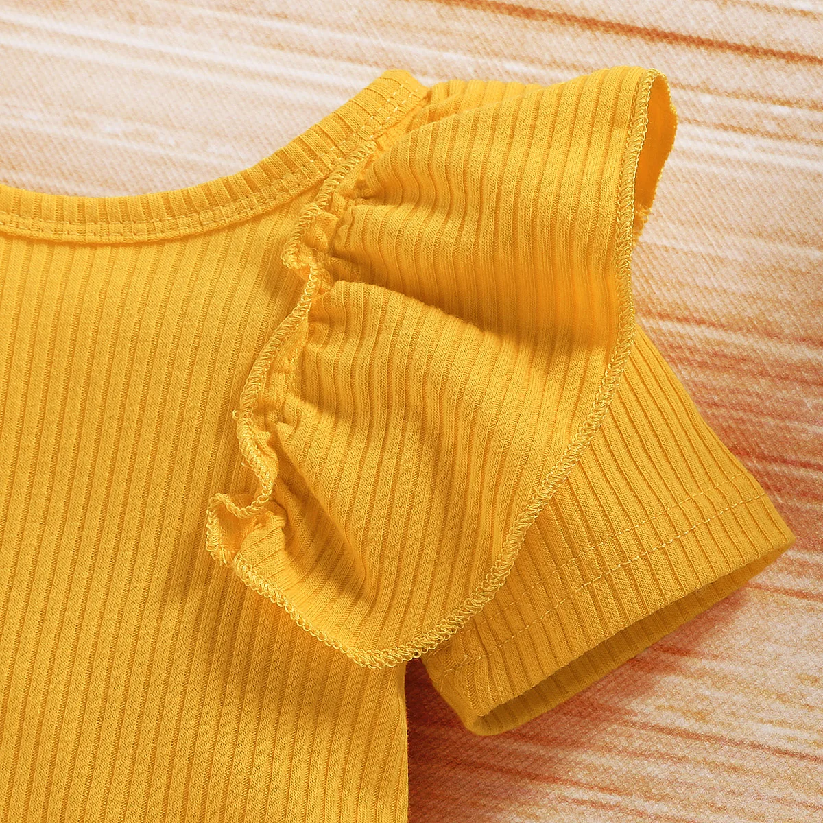 Baby girl's clothes New Year's Eve fashion summer top Luoyi ruffle hand closure collar head shoe photo print flower baby dress thumbnail 4