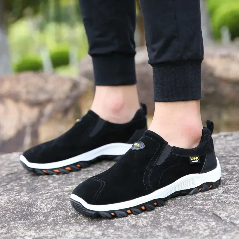 2023 New Outdoor Hiking Camping Light Running Jogging Casual Sports Men's Shoes Non-slip Loafers Hiking Shoes Large Size 38-50 thumbnail 2