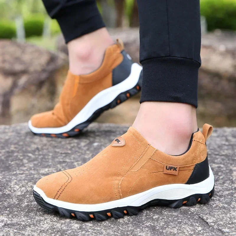 2023 New Outdoor Hiking Camping Light Running Jogging Casual Sports Men's Shoes Non-slip Loafers Hiking Shoes Large Size 38-50 thumbnail 3