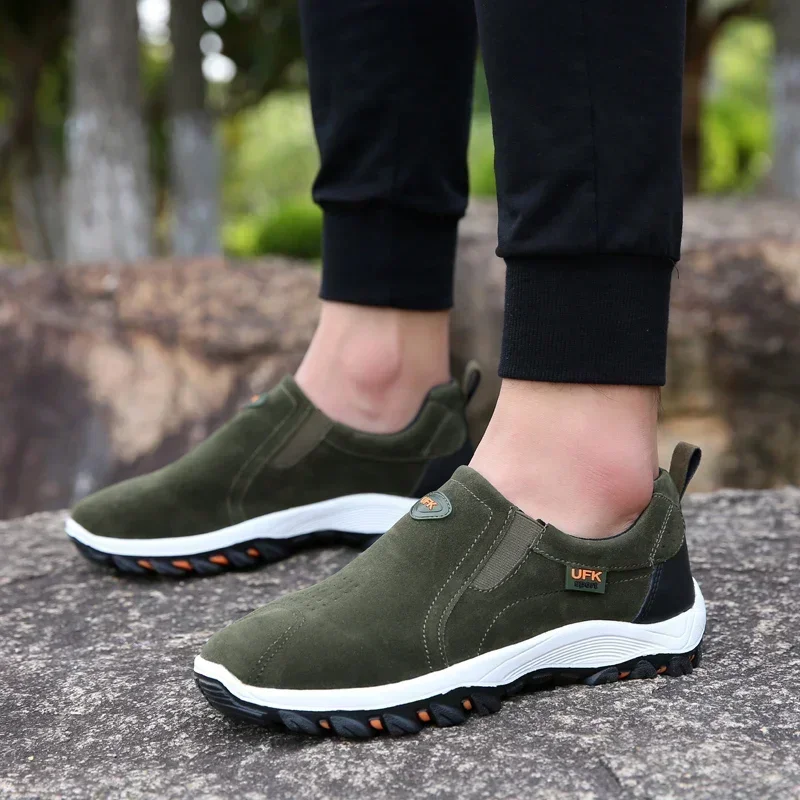 2023 New Outdoor Hiking Camping Light Running Jogging Casual Sports Men's Shoes Non-slip Loafers Hiking Shoes Large Size 38-50 thumbnail 4