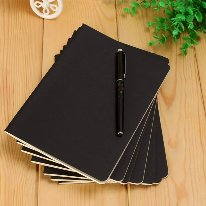 A6 Notebook Blank White Paper Daily Writing Planner Journal Notepad Drawing Painting Sketchbook Office School Stationery Supplie thumbnail 3