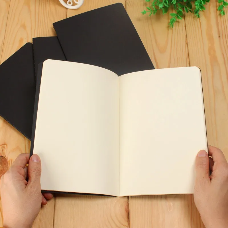 A6 Notebook Blank White Paper Daily Writing Planner Journal Notepad Drawing Painting Sketchbook Office School Stationery Supplie thumbnail 5