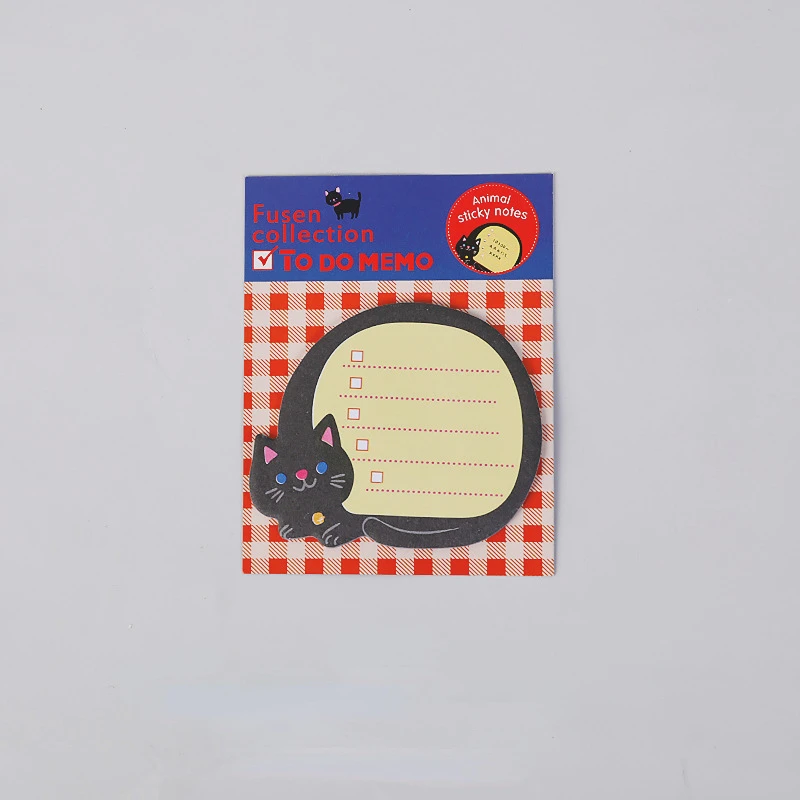10Pcs/Lot Cute Cartoon Animal Tearable Note Book Posted it Sticky Notes Notepad Memo Pads Children Gifts School Office Supplies thumbnail 6