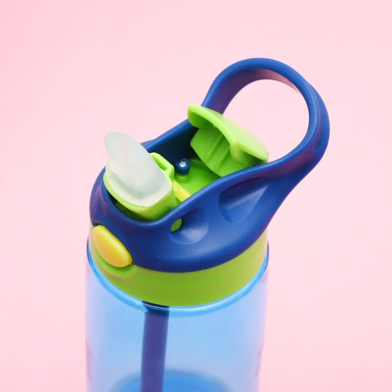 480ML Kids Water Cup Creative Safe Baby Feeding Cups with Straws Leakproof Water Bottles Outdoor Portable Children's Cups thumbnail 2