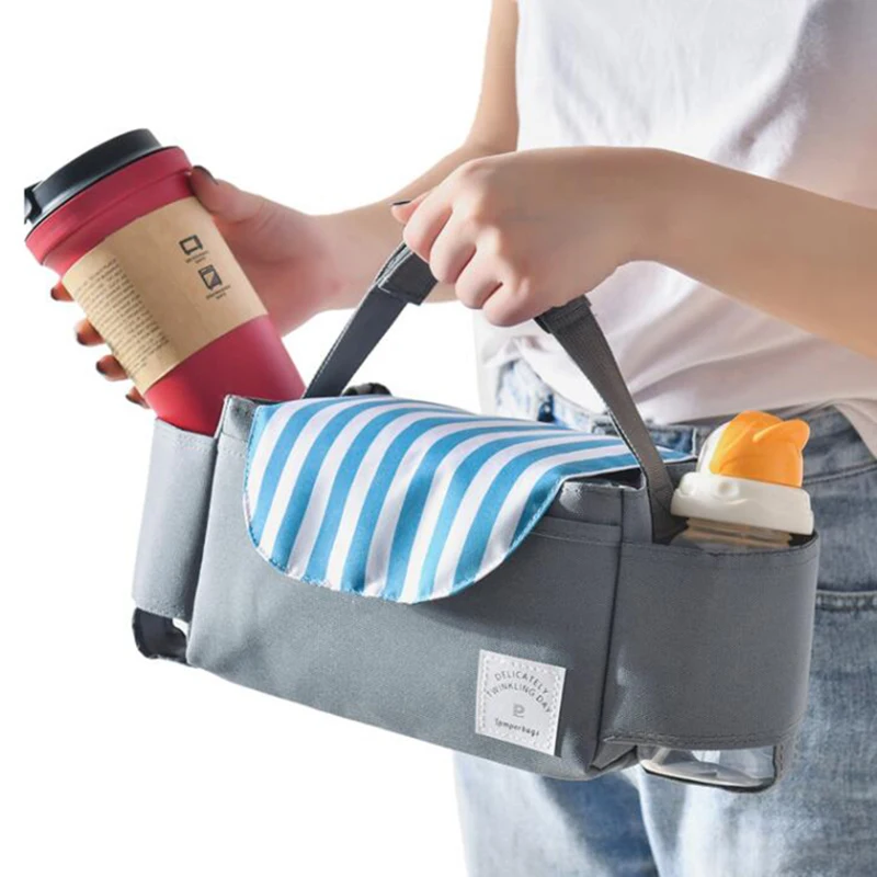 Stroller Bag Pram Organizer Baby Accessories Cup Holder Cover Newborns Trolley Portable Travel Car Bags For Carriages Universal thumbnail 4