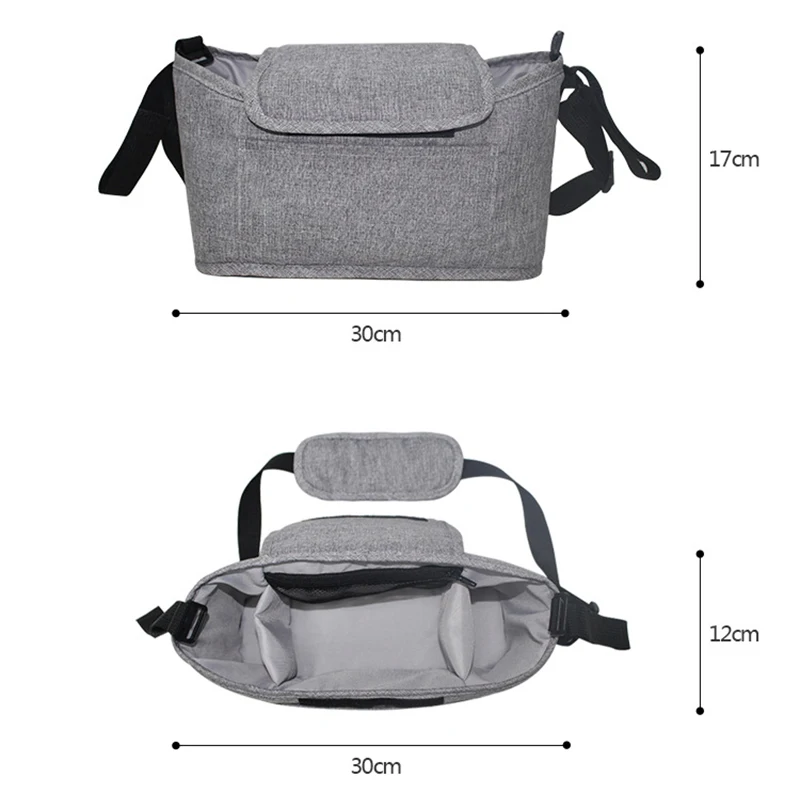 Stroller Bag Pram Organizer Baby Accessories Cup Holder Cover Newborns Trolley Portable Travel Car Bags For Carriages Universal thumbnail 2