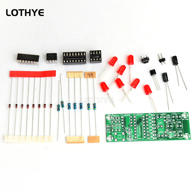 LED Dice Making Kit DIY Fun Welding Kit Electronic Skills Training Welding Practice Suite thumbnail 4