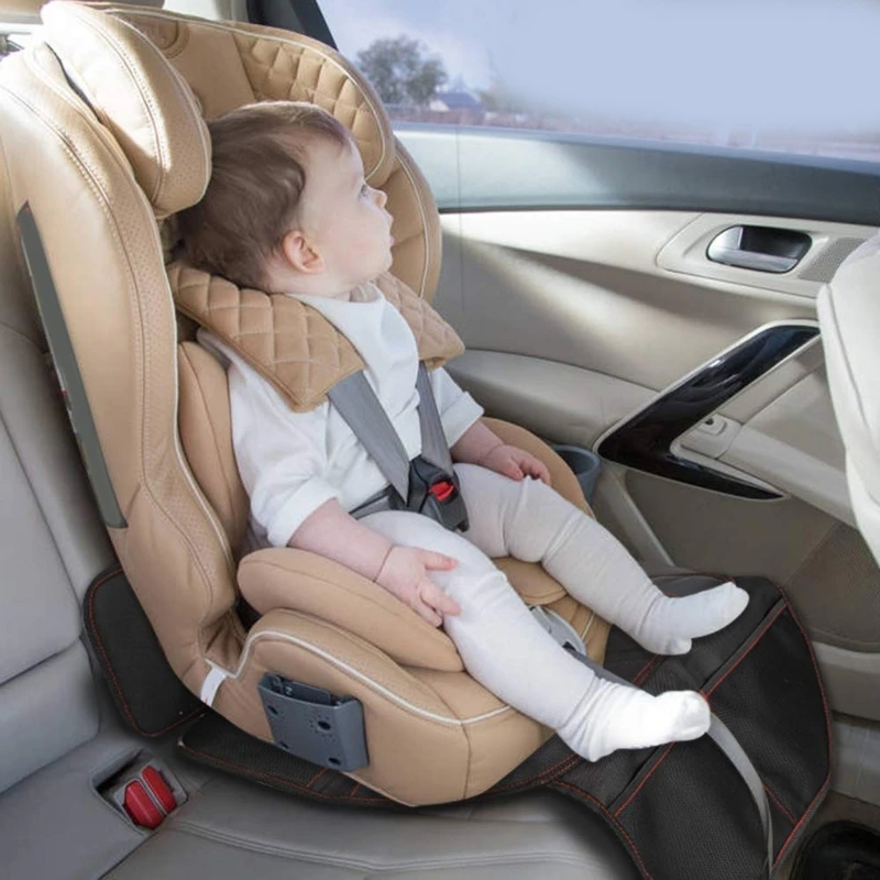 Universal Child Safety Seat Anti-Slip Anti-Scratch Mat Pads Waterproof Car Seat Protective Cover for-Baby Kid Protection thumbnail 2