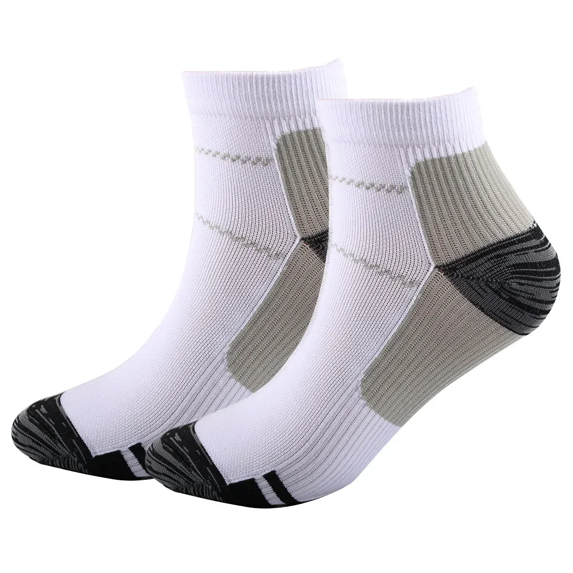 1/3/5 Pairs Men Women Socks Couples Elastic Pressure Compression Socks Outdoor Sports Trail Running Cycling Ankle Socks Boat thumbnail 5