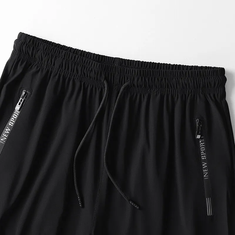 Plus Size 8xl 7xl 6xl Men Sports Pants Quick-Drying Men's Trousers Joggers Sportswear Solid Sweatpants Male Elastic thumbnail 3
