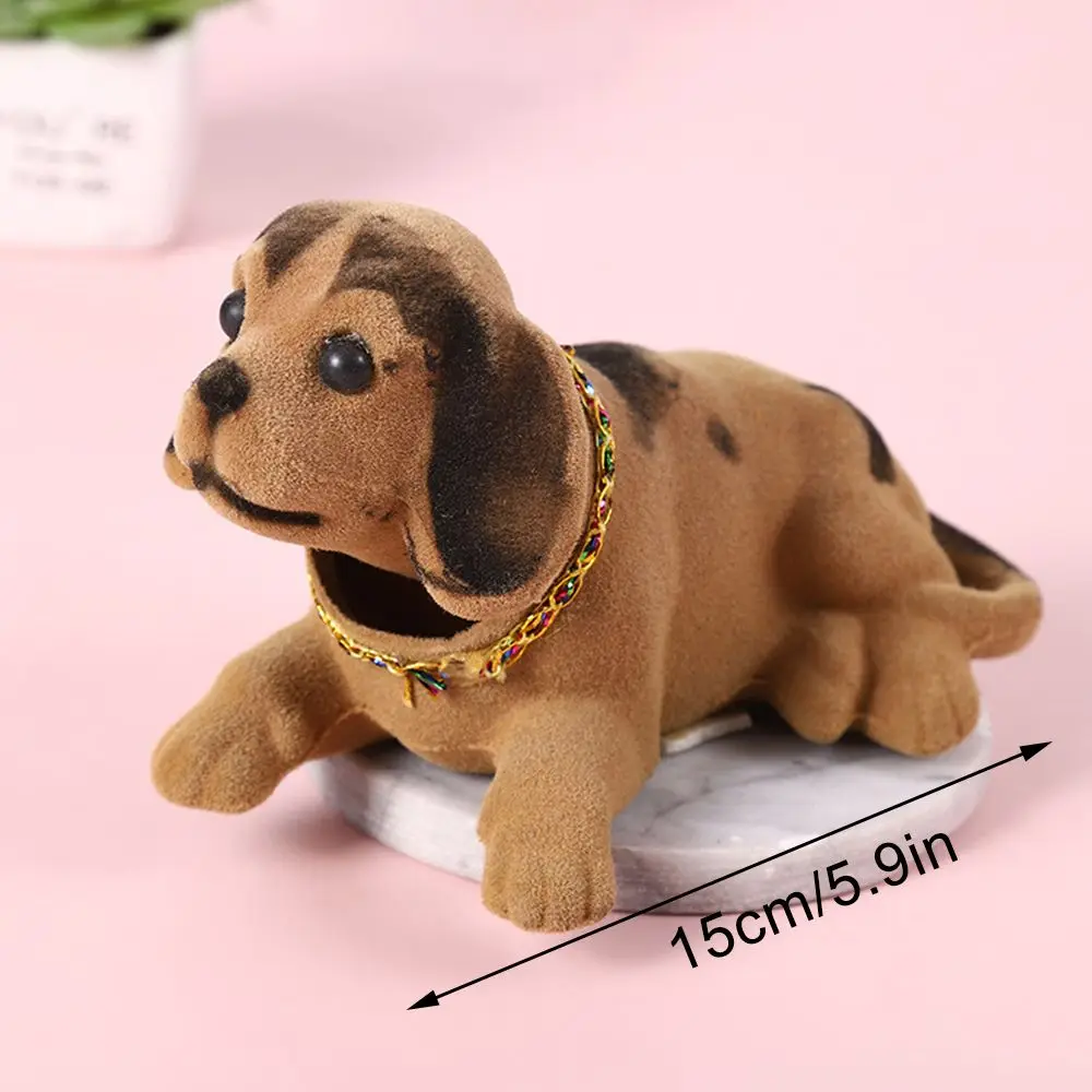 1Pc Car Ornaments Shaking Head Dog Doll Car Dashboard Toys Cute Nodding Puppy Auto Interior Accessories Auto Decor Kids Gift thumbnail 5