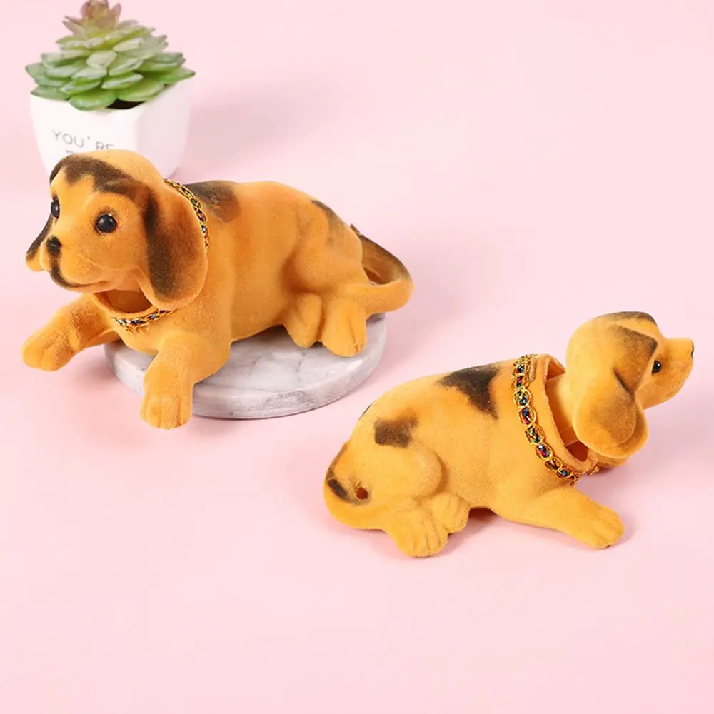 1Pc Car Ornaments Shaking Head Dog Doll Car Dashboard Toys Cute Nodding Puppy Auto Interior Accessories Auto Decor Kids Gift thumbnail 4