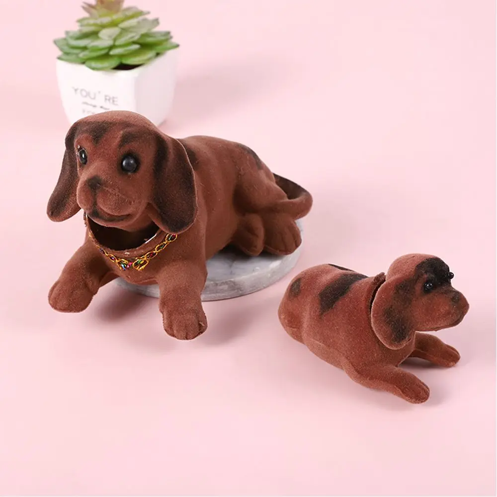 1Pc Car Ornaments Shaking Head Dog Doll Car Dashboard Toys Cute Nodding Puppy Auto Interior Accessories Auto Decor Kids Gift thumbnail 3