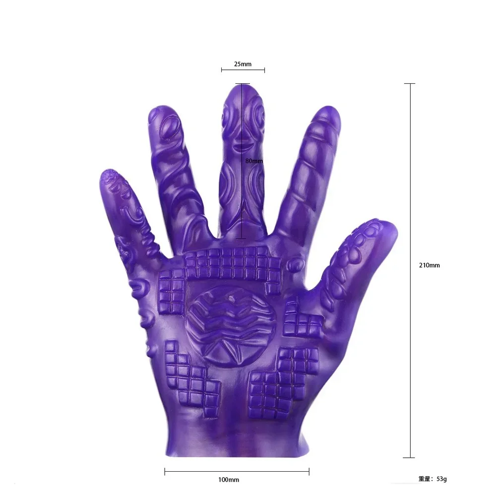 Sex Gloves Masturbation Erotic Finger For Adult Couples Sex Products gloves Sex Shop Toys Gloves purple / pink / black thumbnail 3