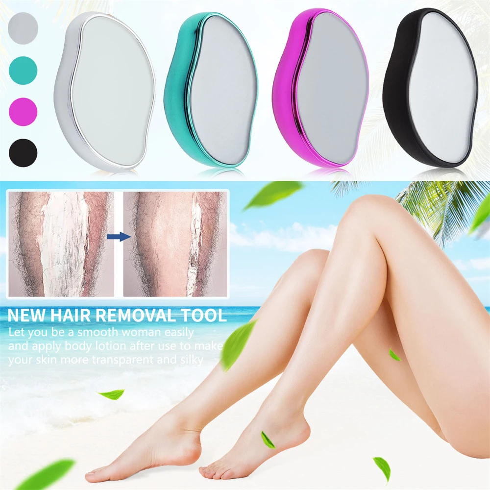 Crystal Physical Hair Removal Eraser Glass Hair Remover Painless Epilator Easy Cleaning Reusable Body Care Depilation Tool thumbnail 6