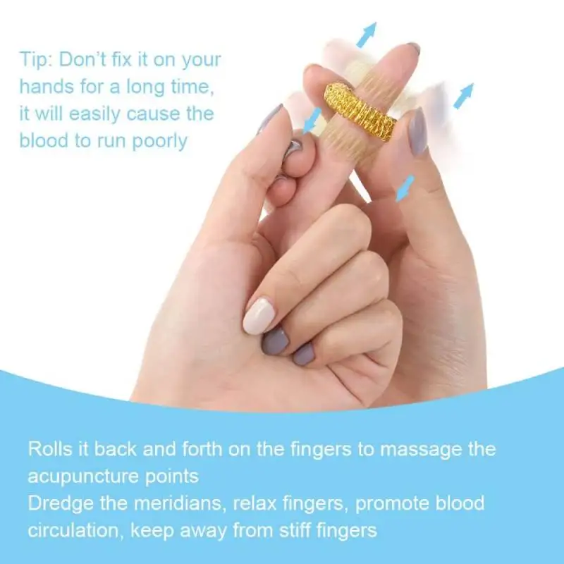 8pcs Spiky Sensory Finger Rings Acupressure Ring Spikey Great Fidget Ring for Kids Teens Adults Silent Stress Reducer Massager thumbnail 3