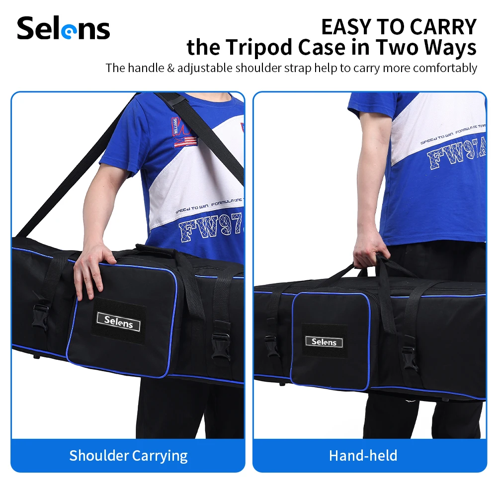Selens 2026 Photography Equipment Padd Zipper Bag Extra Large For Light Stands Umbrellas Tripod Waterproof Fotografia Camera Bag thumbnail 5