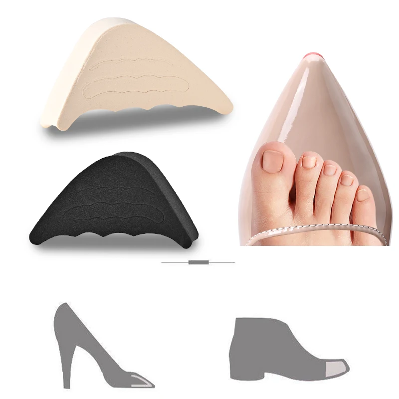 Women High Heel Half Forefoot Insert Toe Plug Insoles Cushion Pain Relief Protector Big Shoes Toe Front Filler Adjustment thumbnail 5