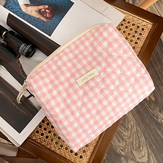 Large Capacity Women's Cosmetic Bags Cases Casual Ladies Small Storage Bag with Zipper Female Travel Clutch Bag Small Handbags thumbnail 4