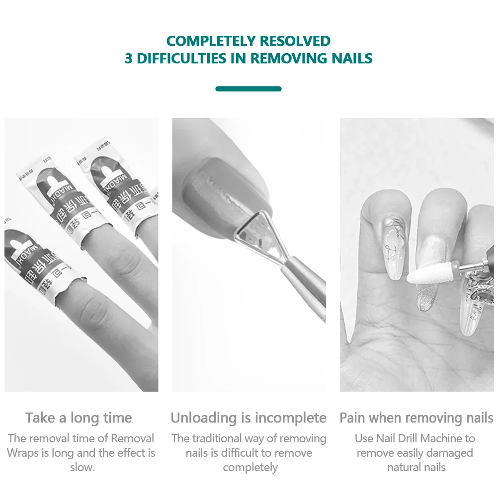 Nailpop Magic Remover Nail Gel Polish Clean Fast Remover Within 3-5 MINS UV Gel Polish Magic Burst Nail Gel Remover Tool 15ml thumbnail 2