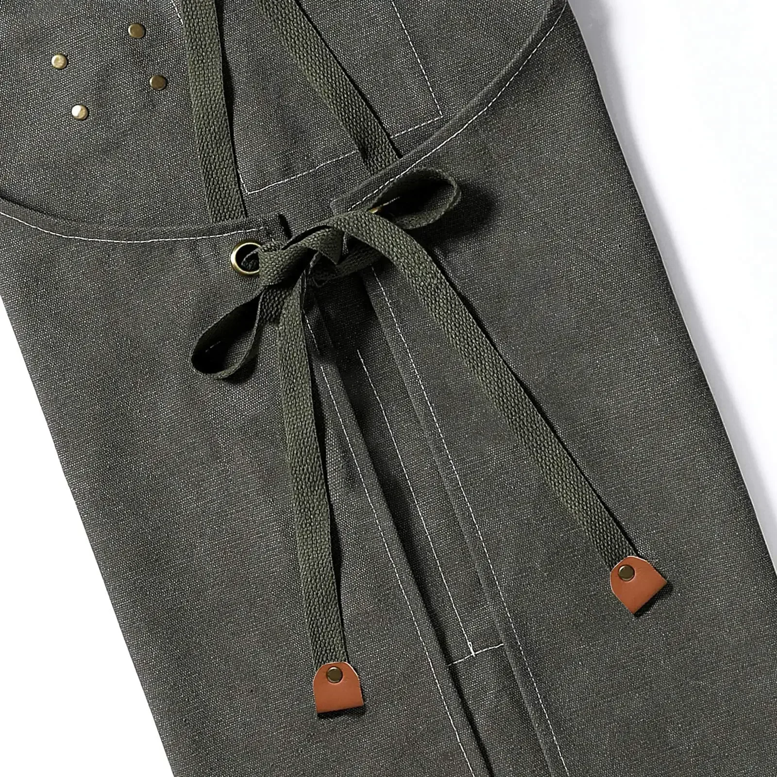 New Fashion Canvas Kitchen Aprons For Woman Men Chef Work Apron For Grill Restaurant Bar Shop Cafes Beauty Nails Studios Uniform thumbnail 3