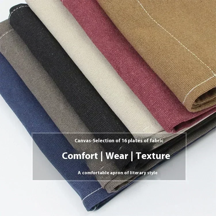 New Fashion Canvas Kitchen Aprons For Woman Men Chef Work Apron For Grill Restaurant Bar Shop Cafes Beauty Nails Studios Uniform thumbnail 6