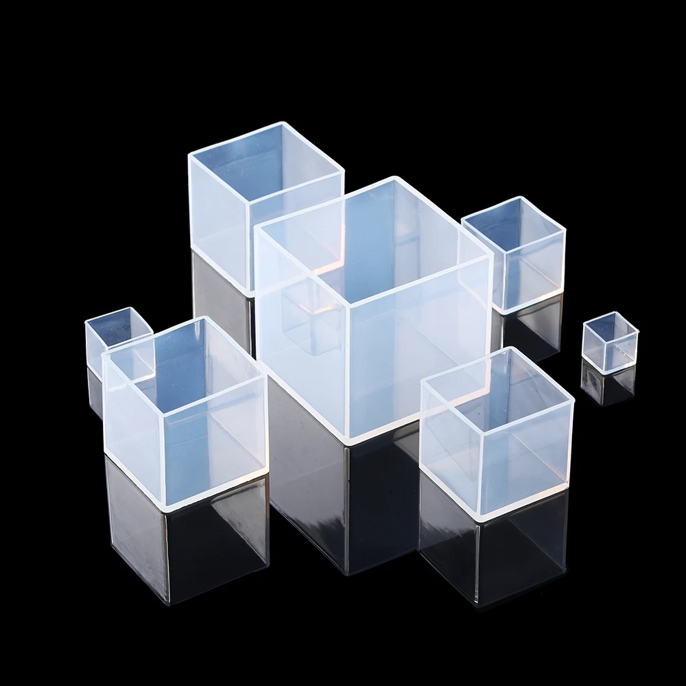 3D Cube UV Resin Molds DIY Jewellery Pendant Tabletop Ornament Crafts Crystal Silicone Molds for Epoxy Resin Jewelry Making Tool thumbnail 5