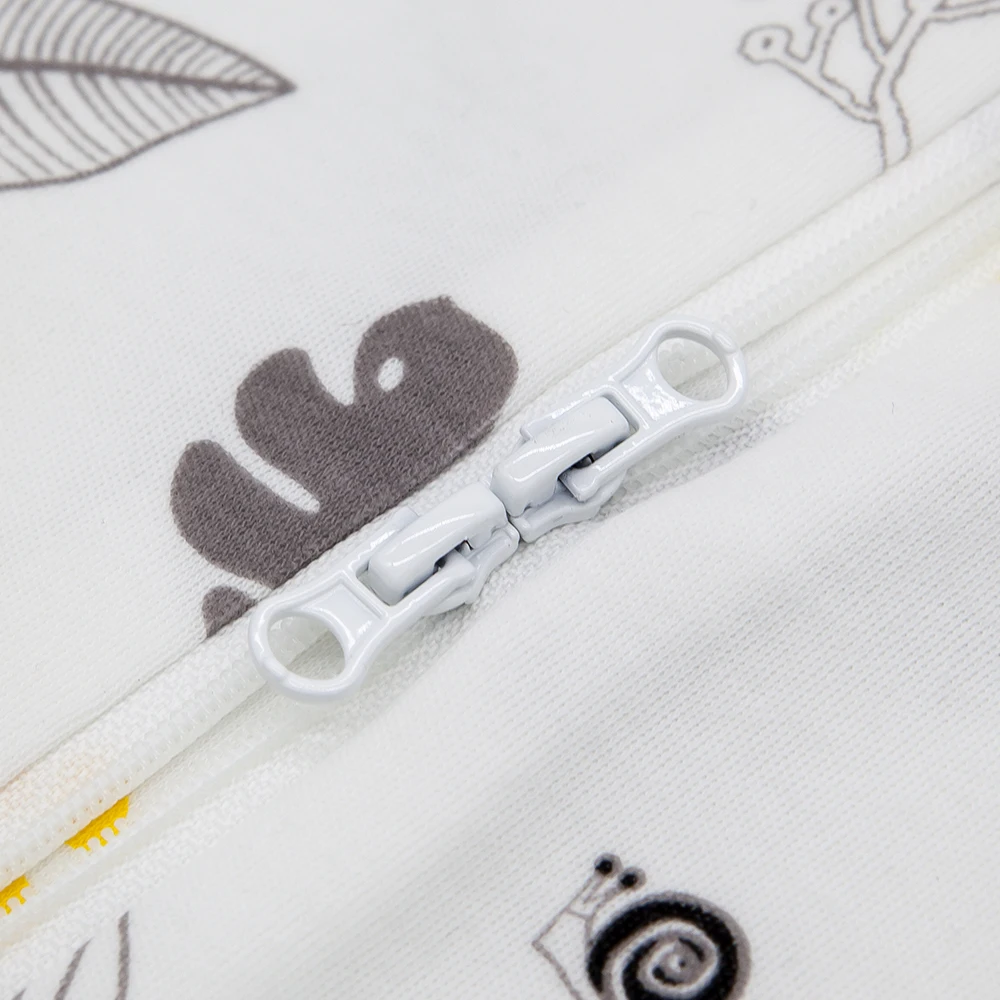 Baby Sleeping Bags Summer Thin Newborn Swaddle Blanket For 0-12Months Infant 100% Cotton Soft Newborn Wrapping 2-Ways Zipper thumbnail 3