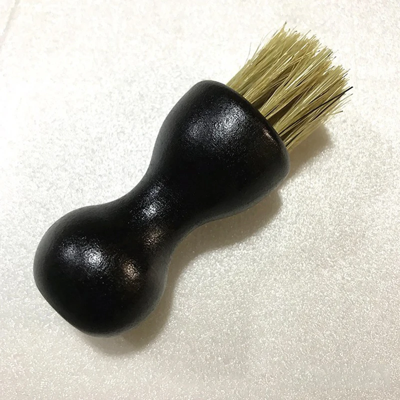 Leather Shoes Polish Brush Shoe Brush Wood Handle Portable Boot Shoes Brush Shoes Cleaning Tool Hog Bristle Brushes For Sneakers thumbnail 4